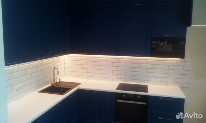 Кухни с фасадами мдф (AGT, пленка, эмаль) под ключ