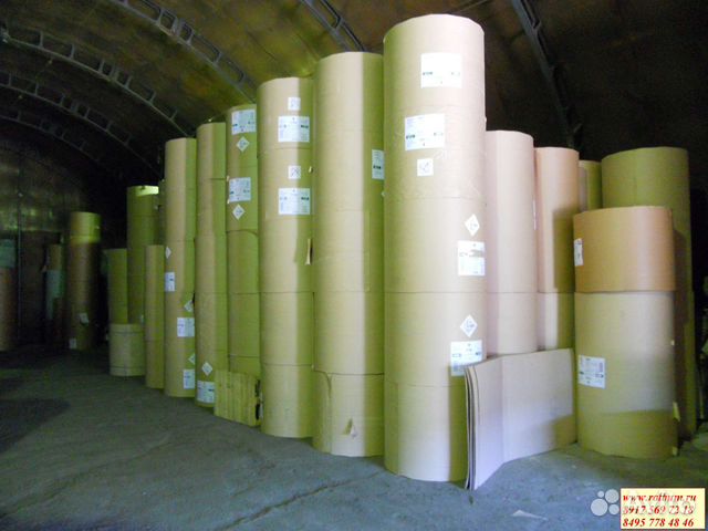 Бумага обёрточная в листах и рулоне