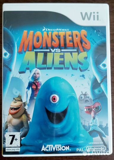 Monstersvs.Aliens wii