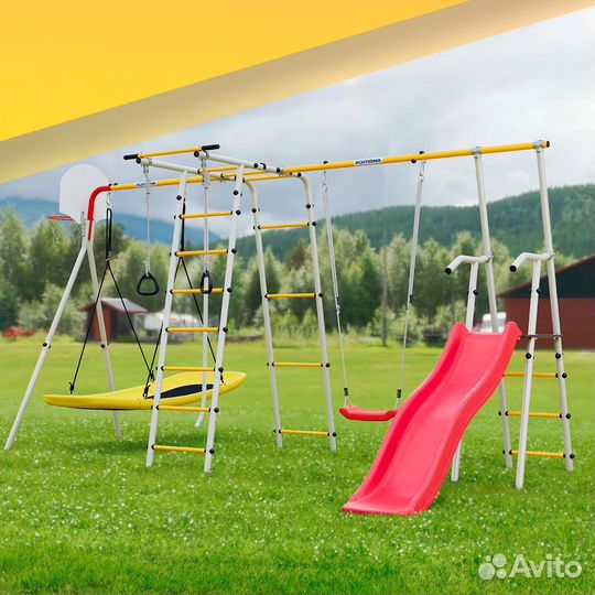 Детский спортивный комплекс Лесная поляна-3PRO №79