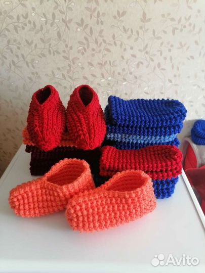 Вязаные носочки