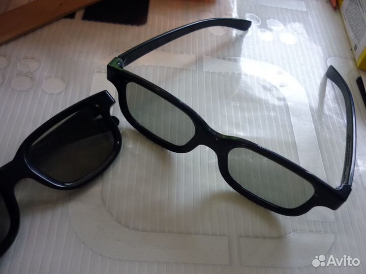 Очки 3Д для Тв, кинотеатра, 2 шт