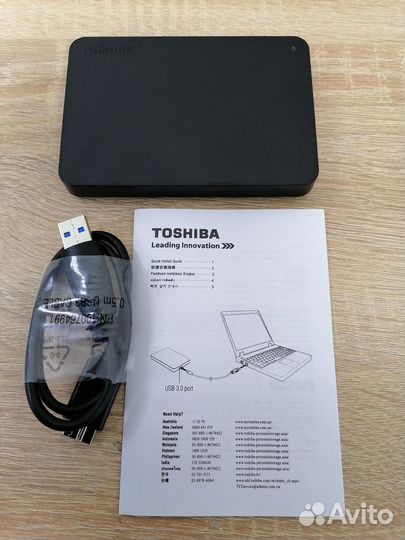 Внешний жёсткий диск Toshiba 4TB