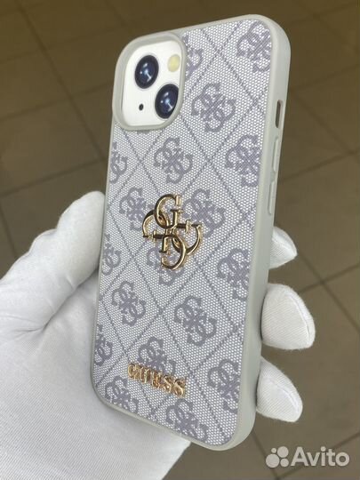 Чехол на iPhone 14 guess серый