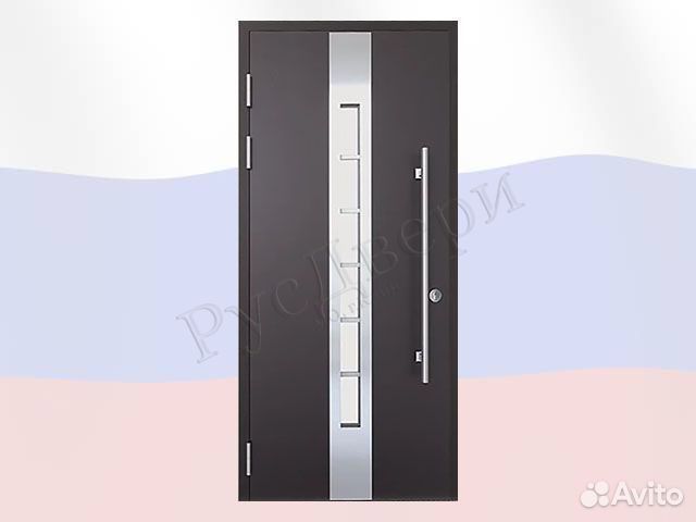 Утепленная металлическая входная дверь