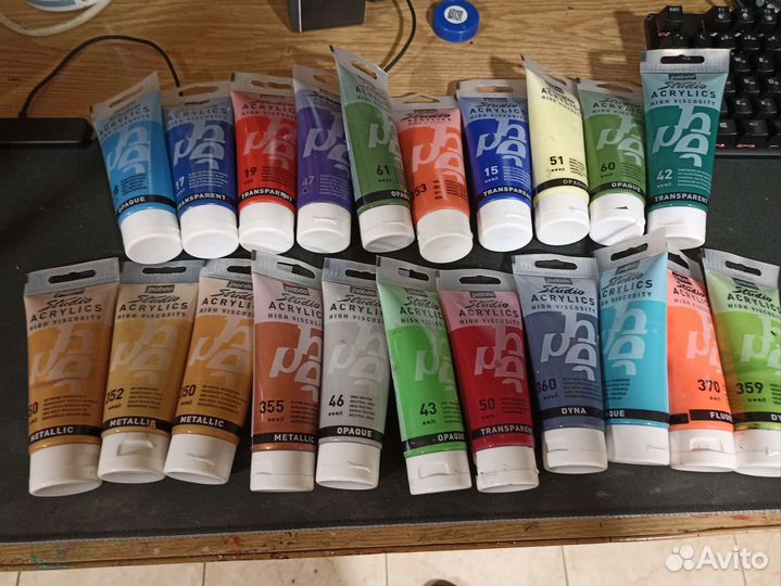 Краски акриловые Pebeo