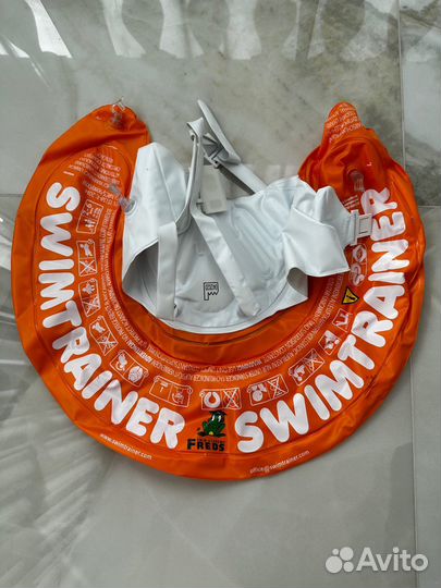 Круг для плавания swimtrainer оранжевый