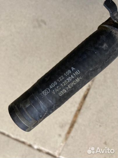Шланг ож с муфтой слева спереди Audi A6 4G0122109A