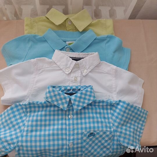 Рубашки рост примерно 86