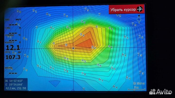 Карта для эхолота Lowrance