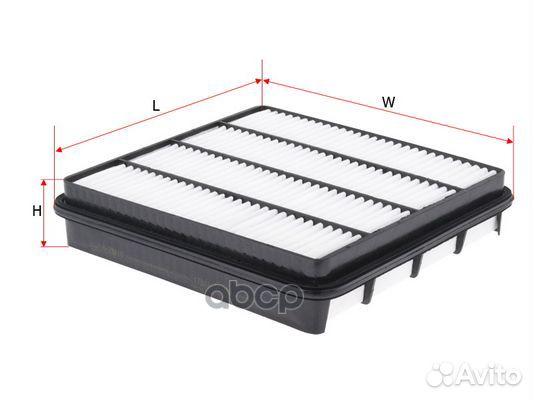 Фильтр воздушный toyota land cruiser 200 4.5 20