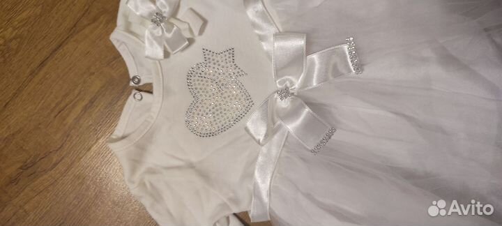 Нарядное платье для девочки 68 74