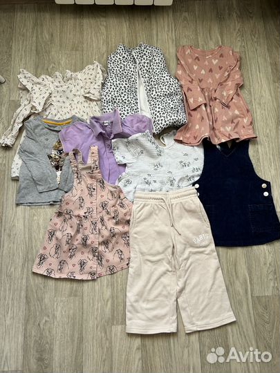 Вещи пакетом на девочку 92 98