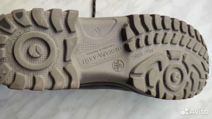 Ботинки мужские рабочие, теплые, спецовочные