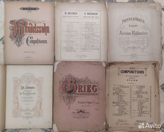 Старые ноты, клавиры,партитура. (Часть восьмая)