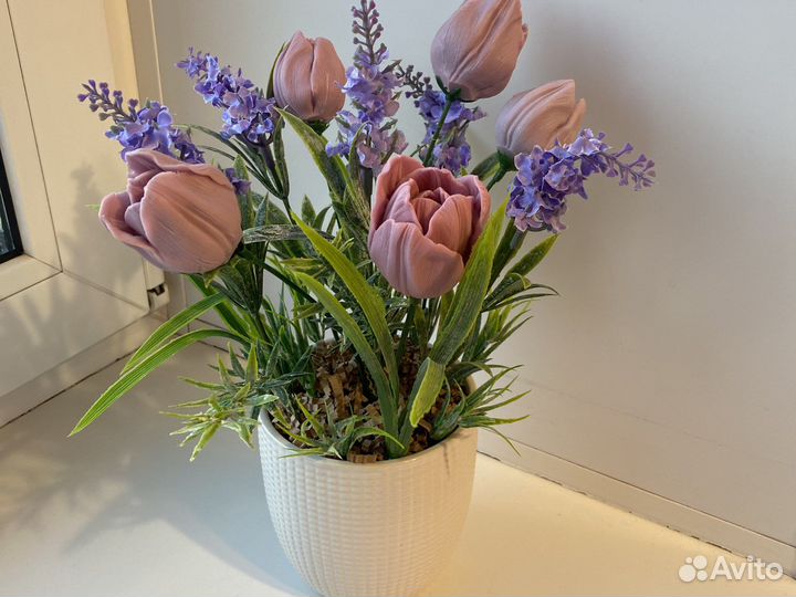 Букет тюльпаны из мыла