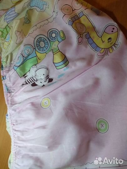 Детская простынь на резинке