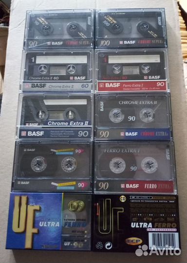 Аудиокассеты Basf-Maxell-Sound Breeze с записью