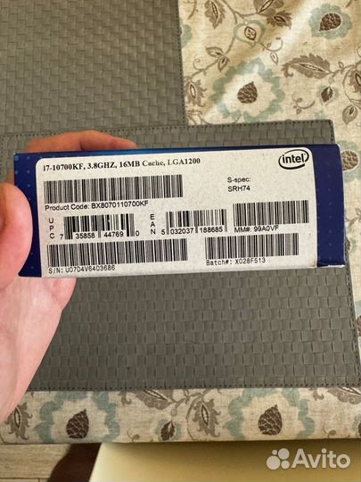 Процессор intel core i7 10700kf