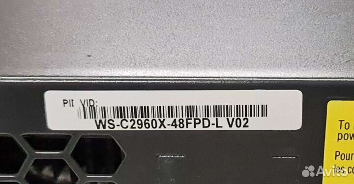 Cisco WS-C2960X-48FPD-L