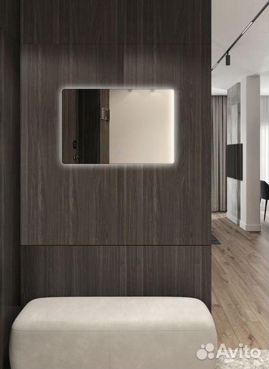 Прямоуголбное зеркало с Led подсветкой 60*40 см