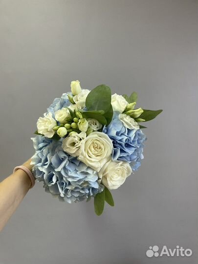 Свадебный букет и бутоньерка