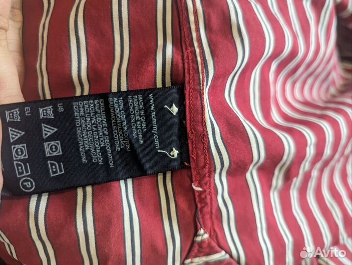 Tommy hilfiger рубашка xl