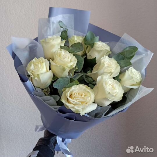 Букет белых роз