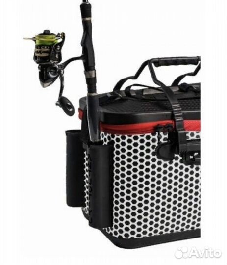Ящик рыболовный с держателями удилищ размер XL