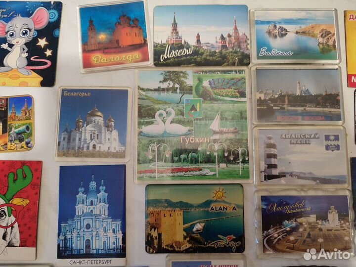 Магниты на холодильник пакетом 37 шт