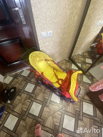 Детские санки коляска новые