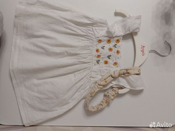 Летняя одежда для девочки пакетом 68