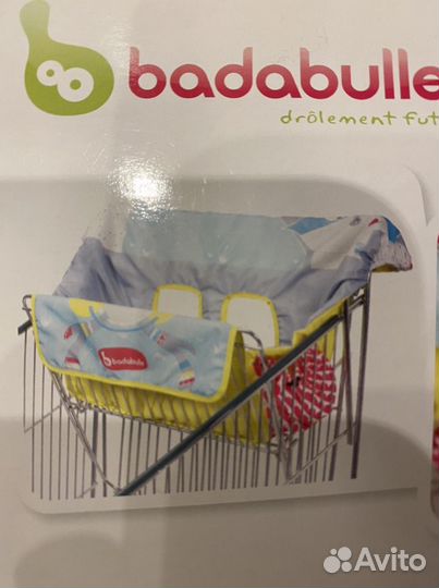 Детское сидение-чехол для покупательских корзин