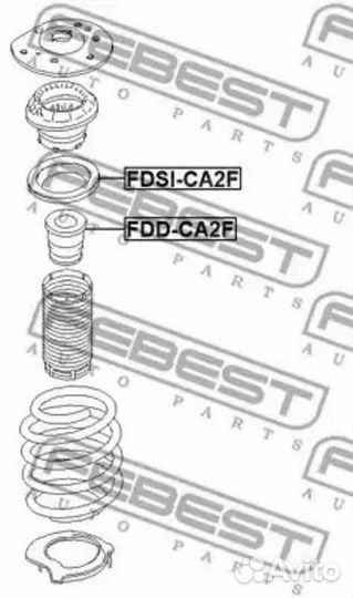 Febest fdsi-CA2F Проставка пружины верхняя