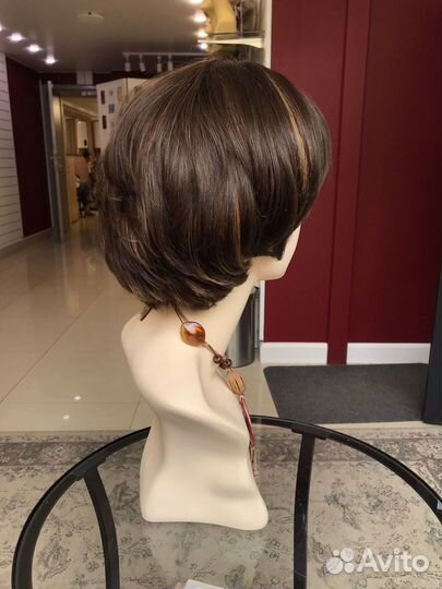 Парик на шёлке из славянских волос