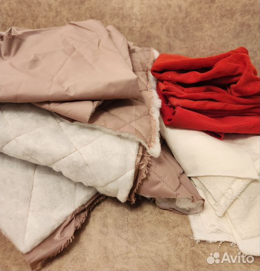 Лоскуты остатки тканей