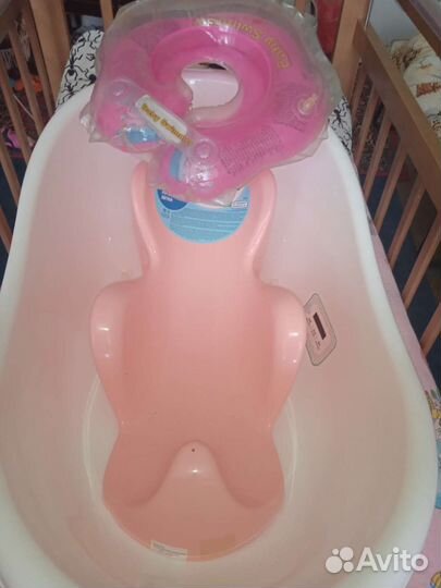 Детская ванночка для купания с горкой