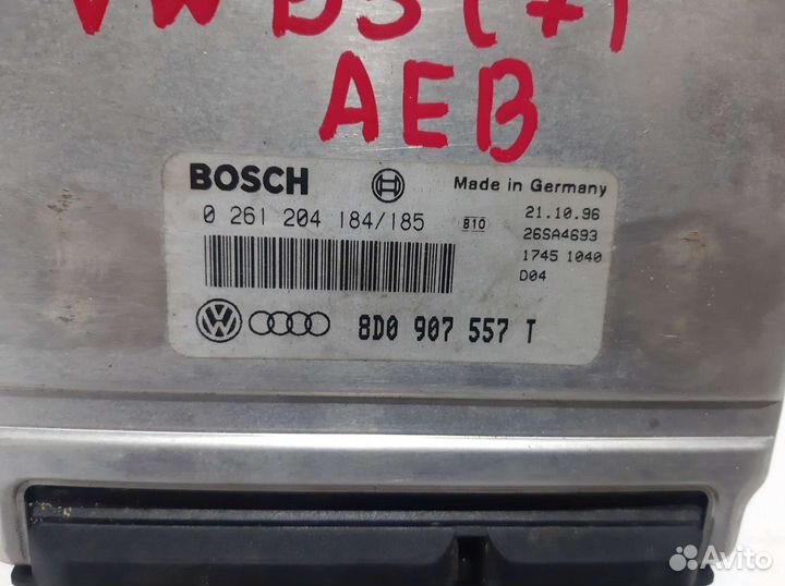 Эбу volkswagn passat b5 1.8t AEB