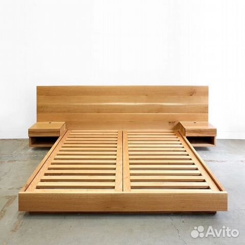 Кровать, кровать из массива дерева