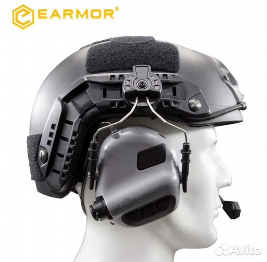 Крепление наушников на шлем Earmor M11