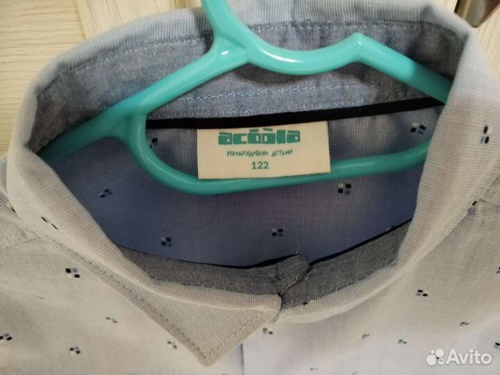Рубашка на мальчика 122 размер