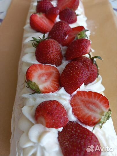 Меренговый рулет