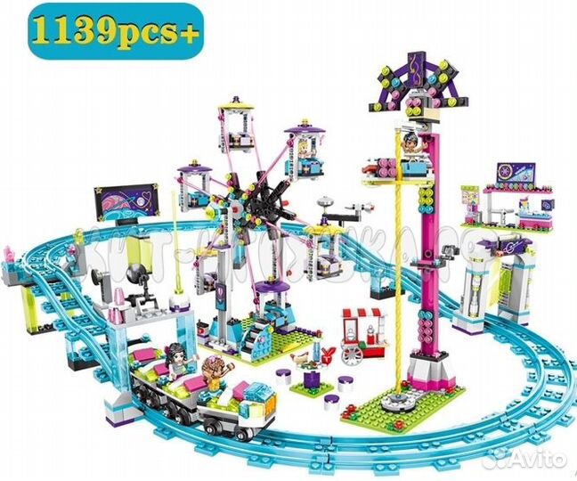 Конструктор Парк Атракционов 1139дет