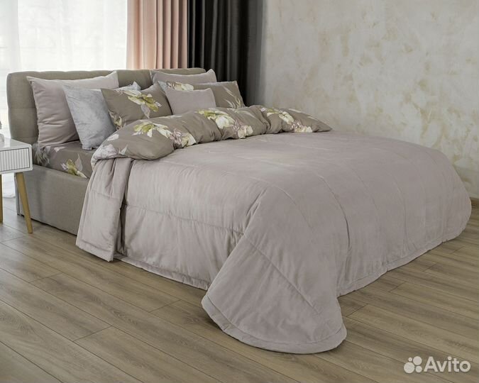 Покрывало Беллиссимо лотос новое плед бархат