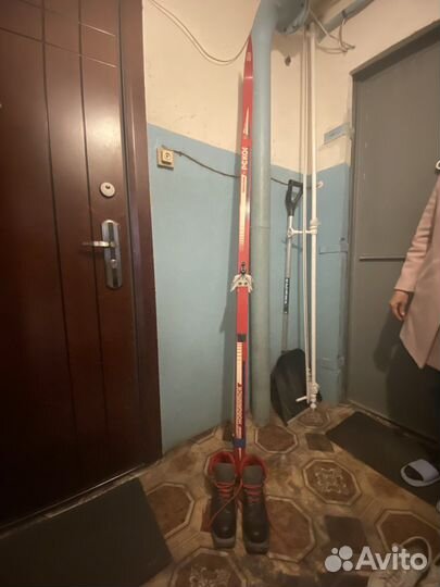Лыжи беговые бу