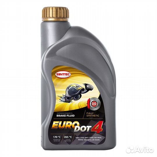 Тормозная жидкость euro dot 4, 0,455л