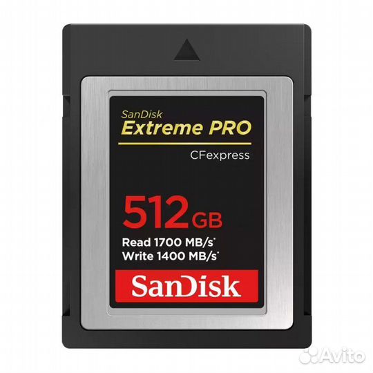 Sandisk extreme PRO cfexprees type B card 512 GB