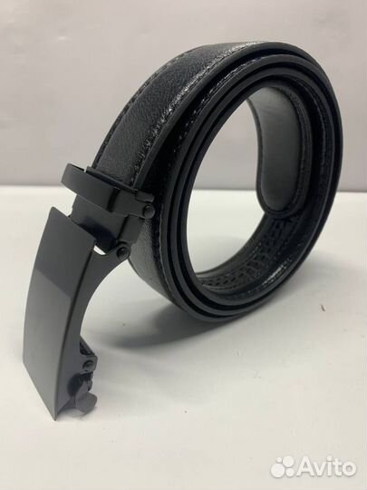 Ремень мужской натуральная кожа прыжка автомат
