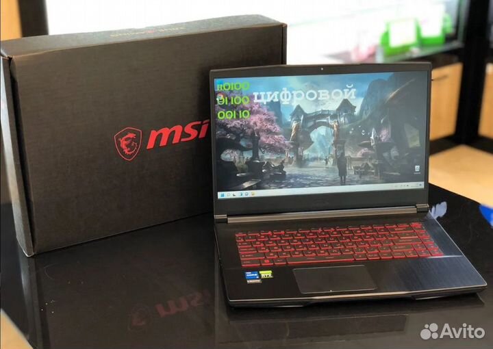 Игровой ноутбук IPS/Core i5-11Gen/RTX3050/SSD-512