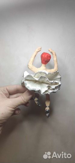 Ватная игрушка Балерина